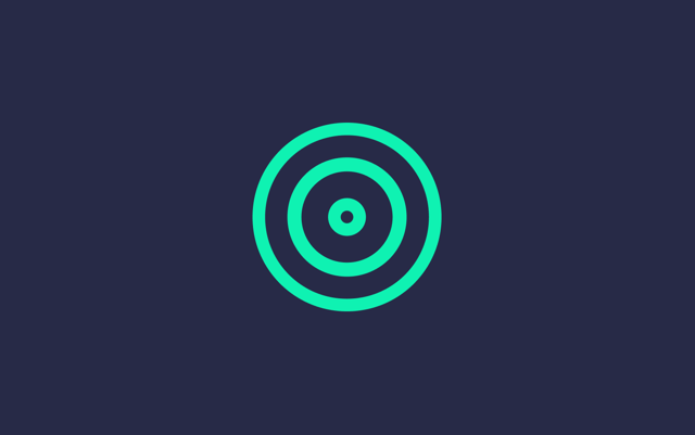 Icon showing 3 circles like a target